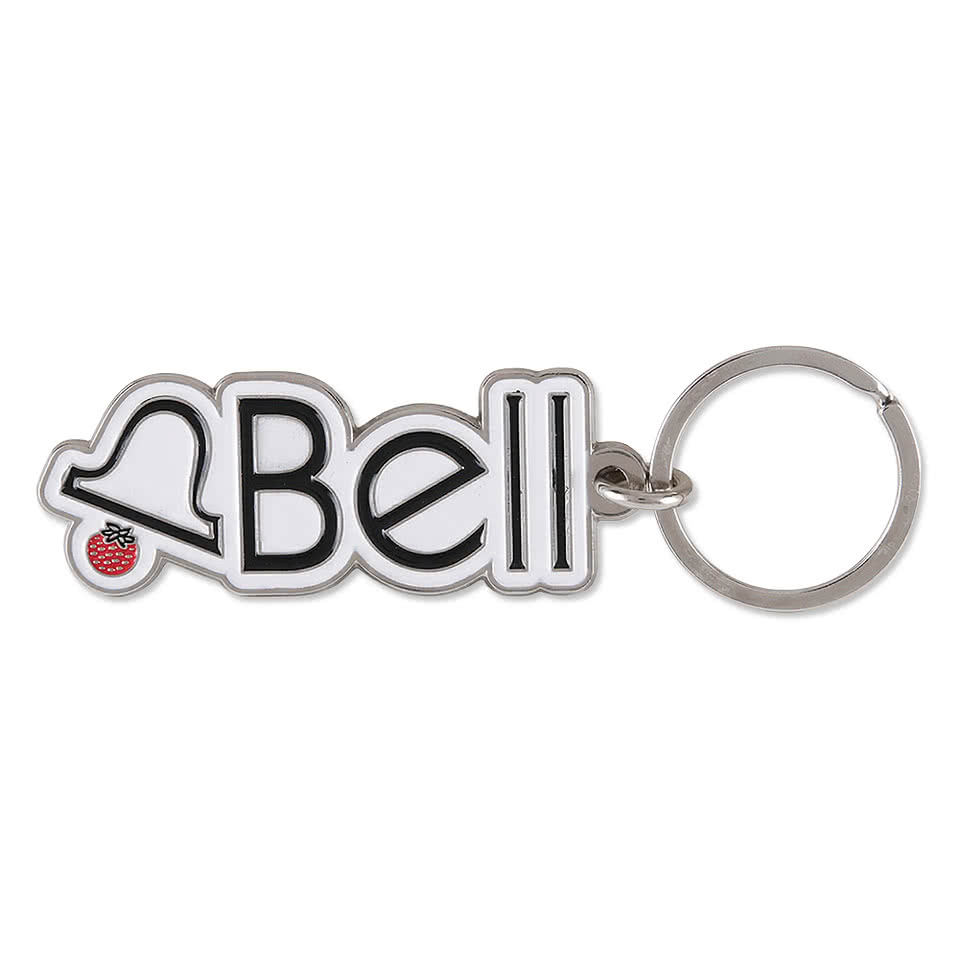 2" x 1" Die Cut Enamel Keychain
