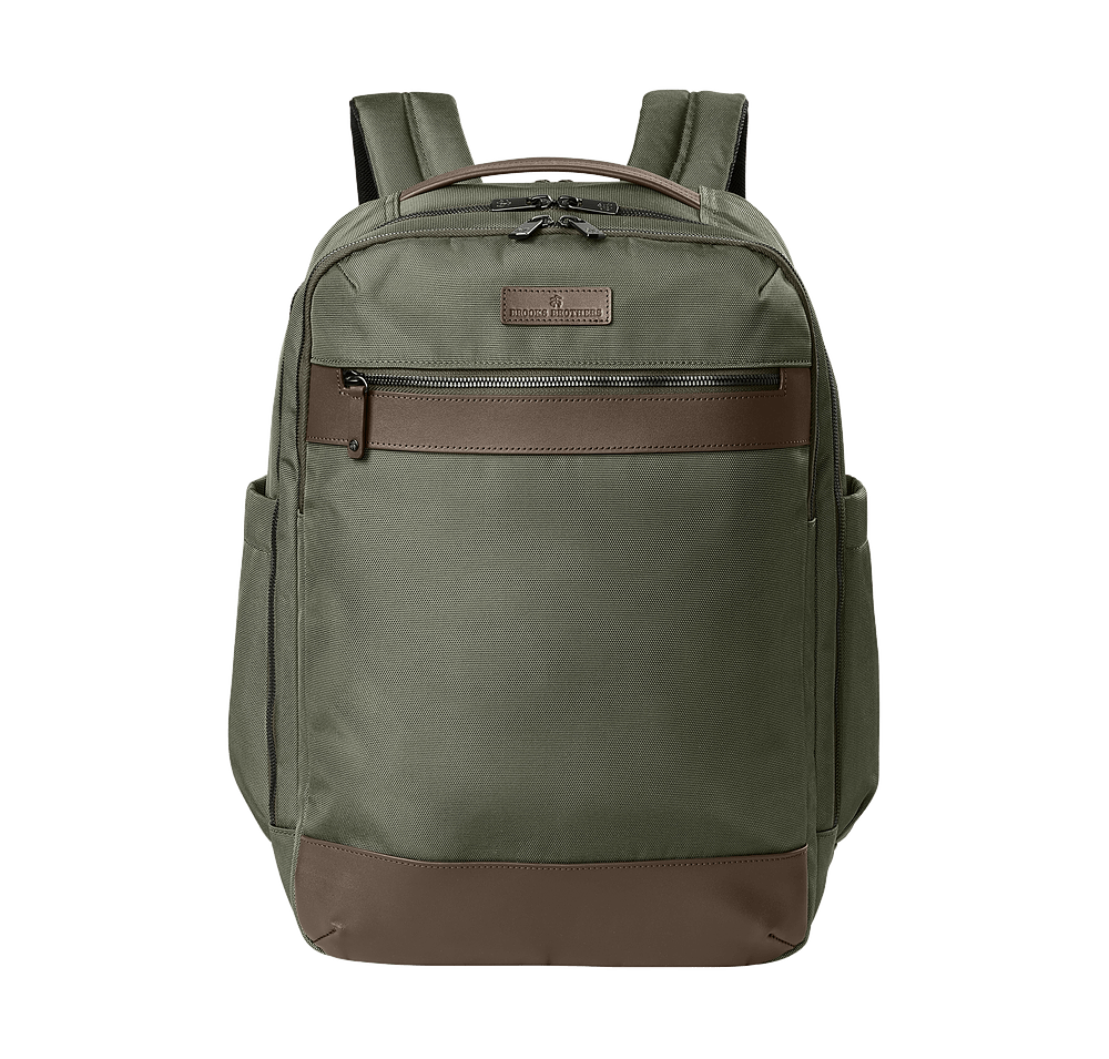 Brooks Brothers Oxford 17" Computer Backpack-default