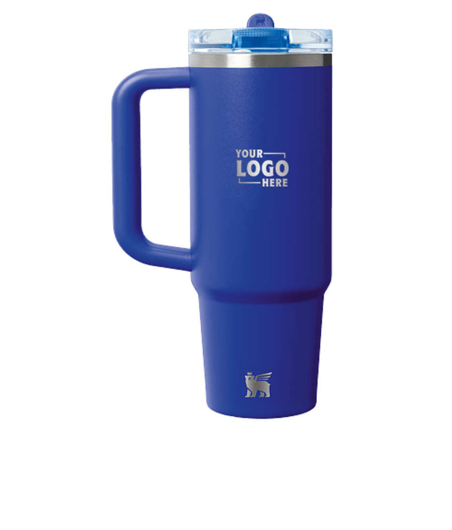 Stanley Laser Engraved 30 oz. Quencher ProTour Flip Straw Tumbler in Cobalt