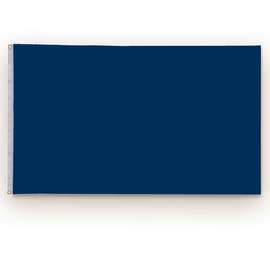 Full Color 3' x 5' Single Sided Nylon Flag - Color: Navy