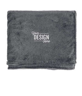 Kanata Soft Touch Velura Blanket - Color: Flint Gray