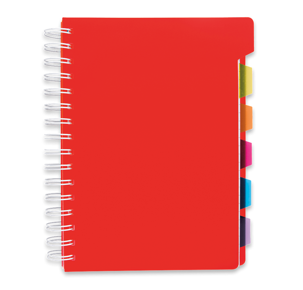 Spiral Notebook with Tabs-default