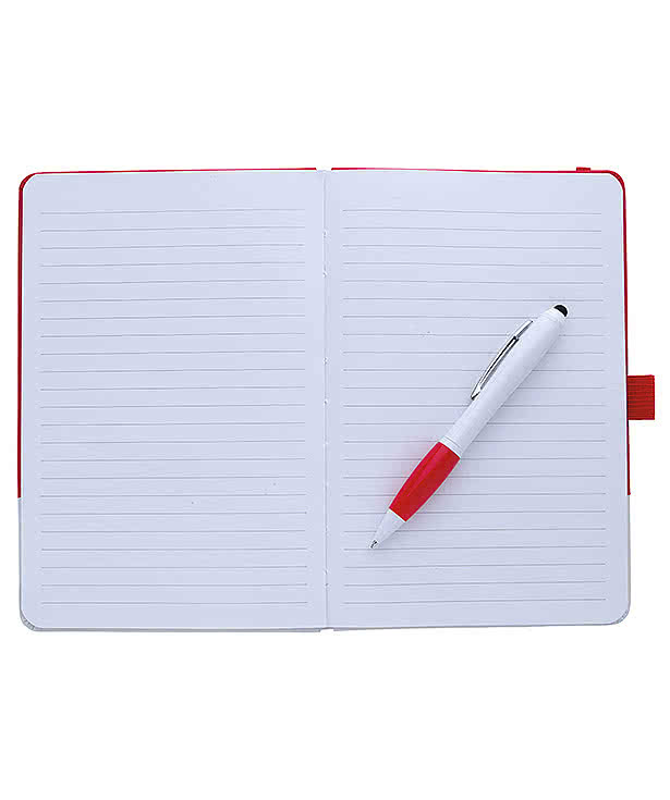 Debossed PrevaGuard Notebook with Ion Stylus Pen