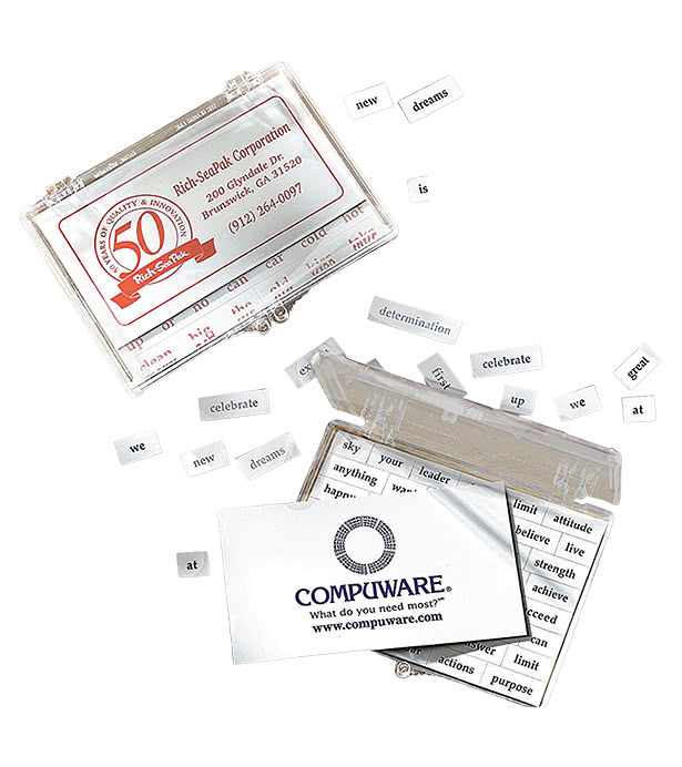 Plastic Message Magnet Case