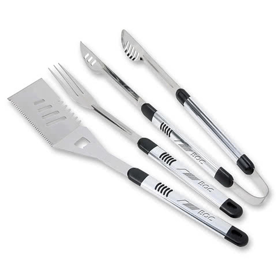 Gourmet BBQ Set - 3pc in Silver