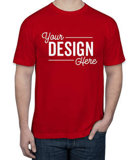 American Apparel USA-Made 50/50 T-shirt - Color: Red