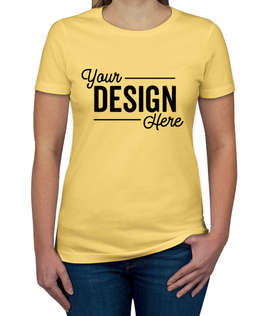 Next Level Women's Slim Fit Jersey T-shirt - Color: Banana Cream
