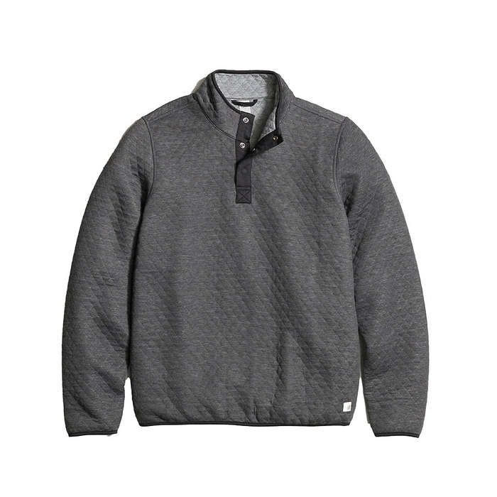 Marine Layer Corbet Quilted Snap Pullover
