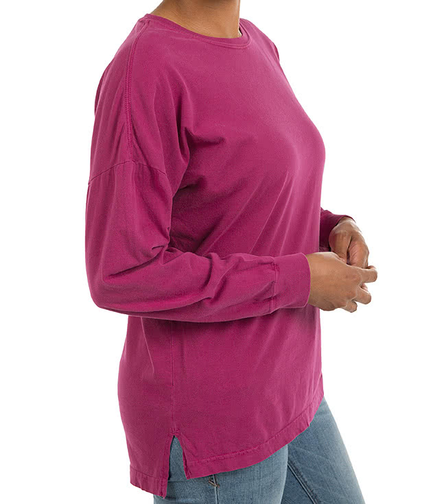 Comfort Colors Women's Drop Shoulder Long Sleeve T-Shirt