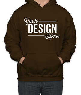 Canada - Gildan Midweight 50/50 Pullover Hoodie - Color: Dark Chocolate