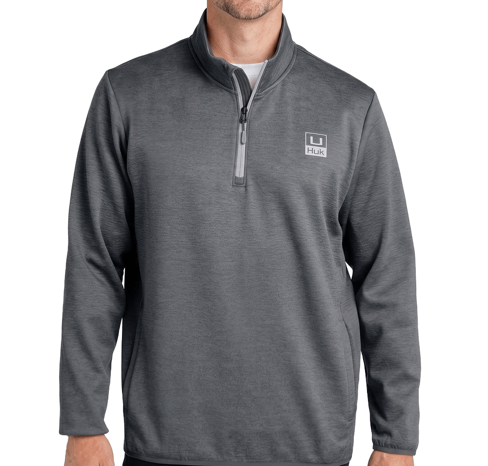 HUK Coldfront+ Quarter Zip Pullover-default
