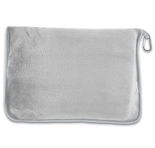 En Route Recycled Travel Blanket With Trolley Pillow Pouch in GRAY