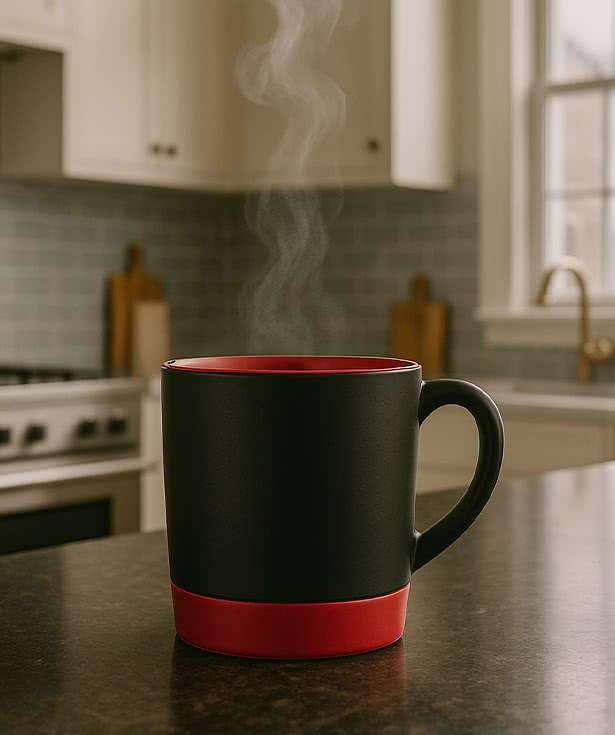 12 oz. Two-Tone Americano Ceramic Mug