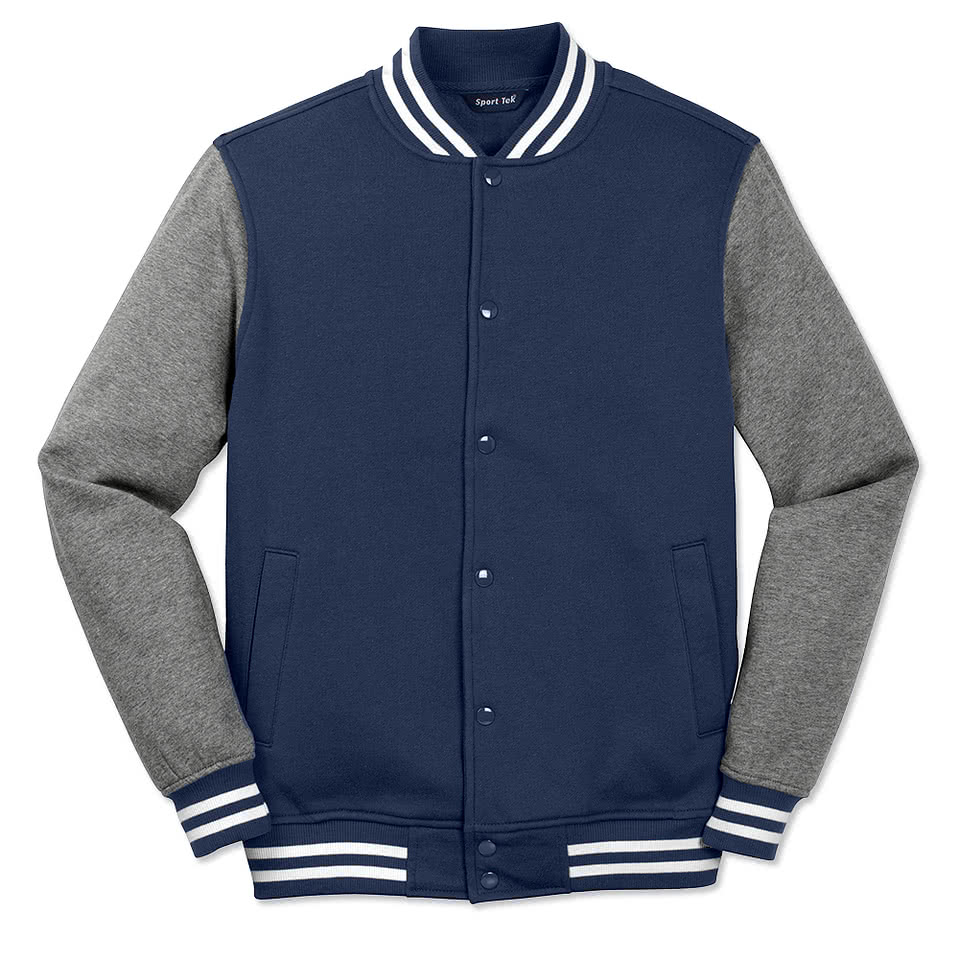 Sport-Tek Letterman Fleece Jacket - Embroidered
