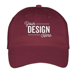 Valucap Bio-Washed Hat - Color: Maroon