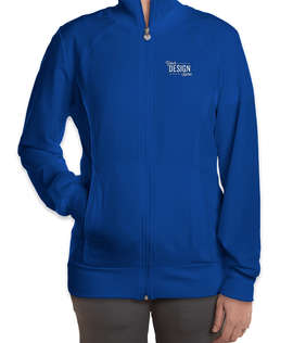 Cherokee Women's Infinity Full Zip Warm-Up Scrub Jacket - Color: Royal