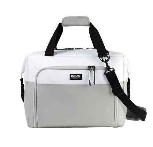 Igloo Seadrift Snap Down 35 Can Cooler in White-Grey