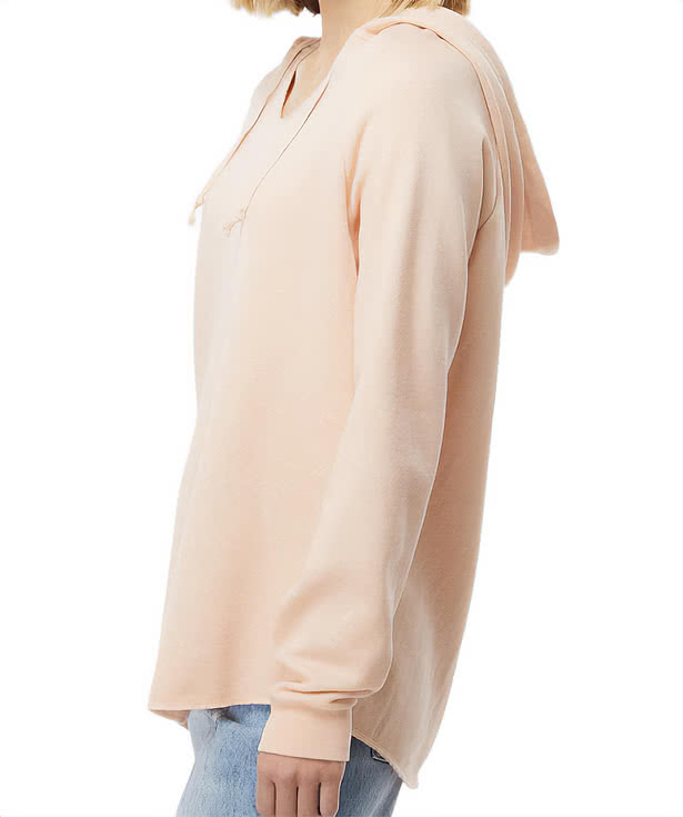 Independent Trading Women’s Lightweight California Wave Wash Pullover Hoodie