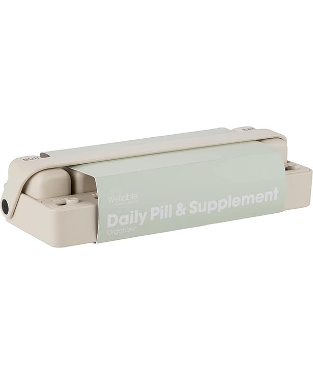 Wellable Daily Pill and Supplement Organizer