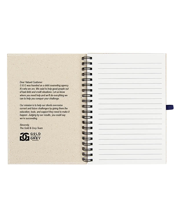Natural Paper Soft Cover Spiral Notebook
