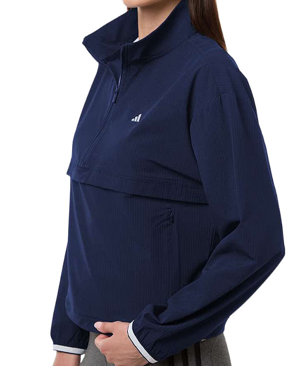Adidas Women’s Go-To Recycled Water-Resistant Quarter-Zip Jacket
