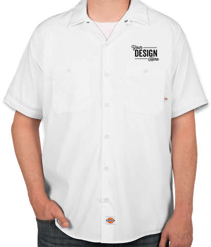 Dickies Lightweight Industrial Work Shirt - White