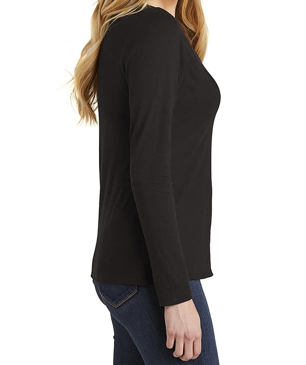 District Women's V.I.T. Long Sleeve V-Neck T-shirt