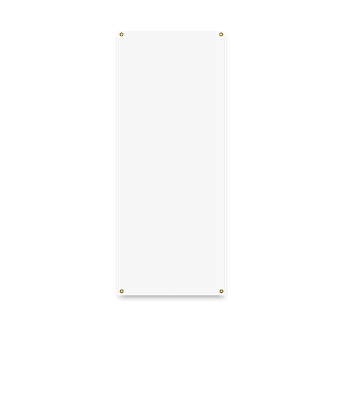 Full Color 31.5" x 79" Tri-X Banner Kit in White