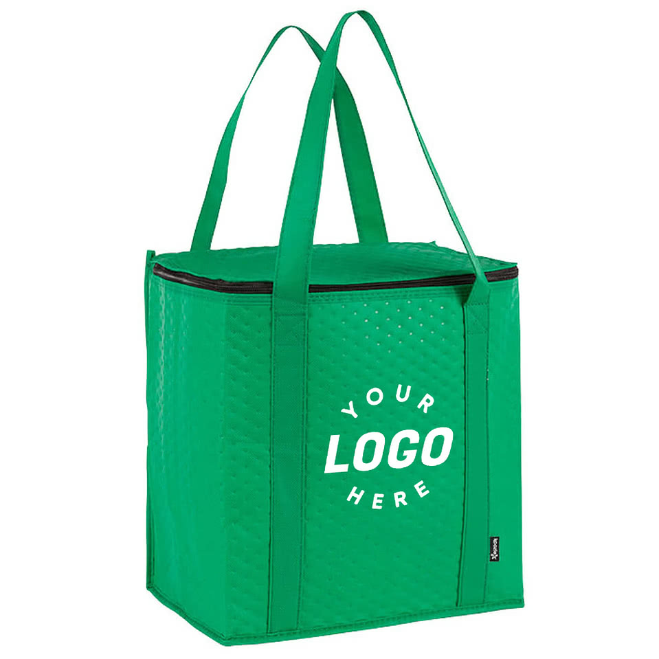 Koozie® Zippered Insulated Grocery Tote Bag