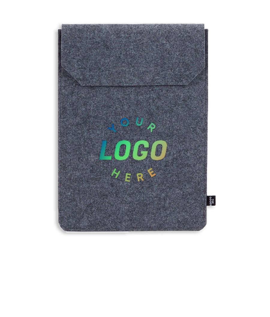 The Goods Recycled Felt Document and Laptop Sleeve in Charcoal