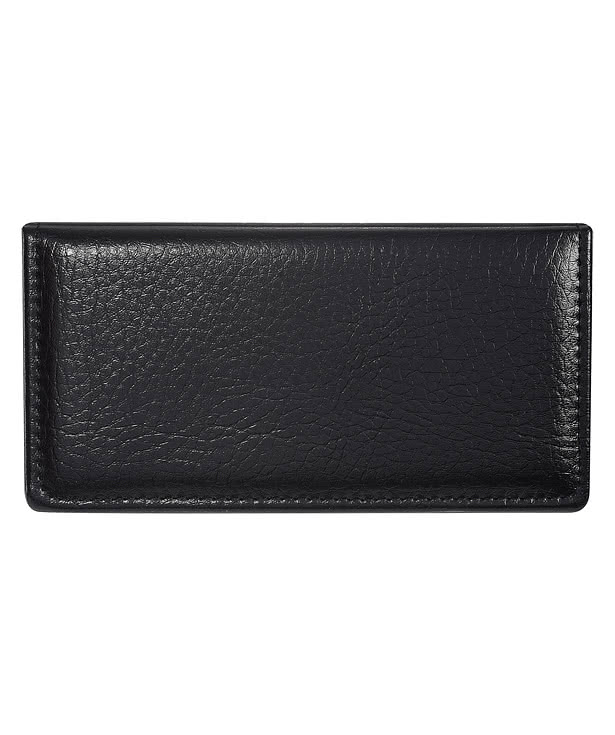 Leather Look Case of Sticky Notes with Calendar