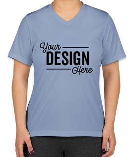 Canada - Team 365 Women's Zone V-Neck Performance Shirt - Color: Sport Light Blue