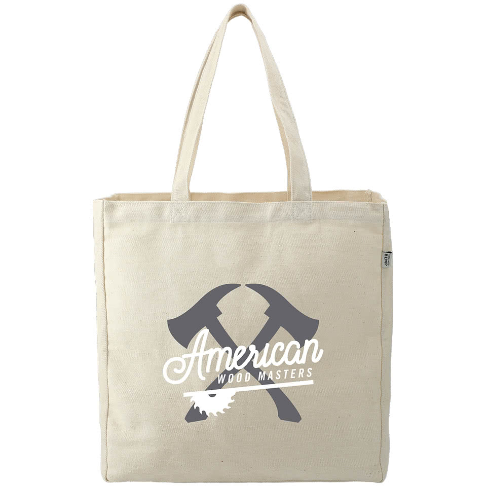 Hemp Cotton Carry-All Tote Bag
