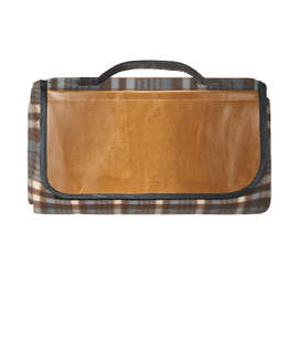 Field & Co. Debossed Roll-Up Picnic Blanket - Color: Brown/Brown