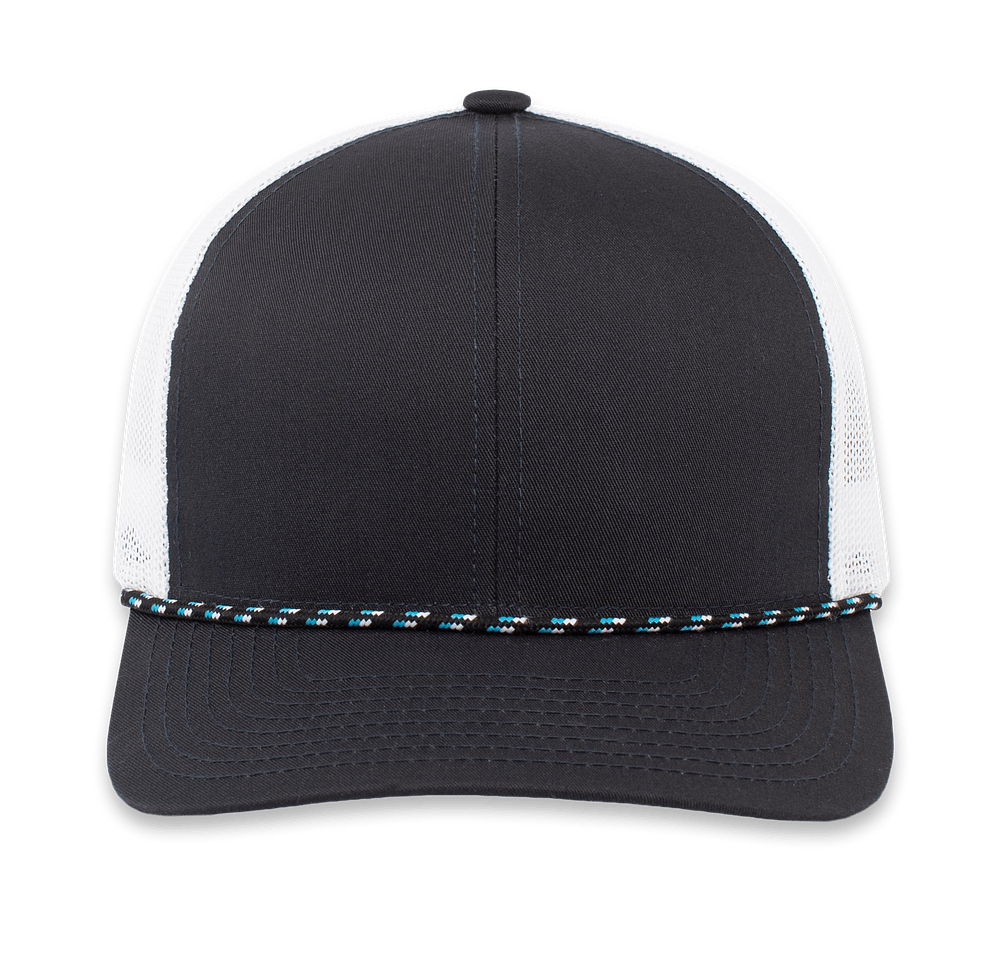 Pacific Headwear Braid Snapback Trucker Hat-default