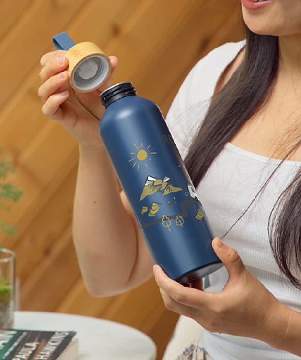 Full Color 24 oz. Asbury Recycled Aluminum Water Bottle