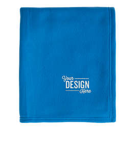 Port Authority Core Fleece Blanket - Color: Snorkel Blue