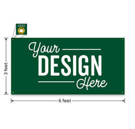 Full Color 6' x 3' Polyester Banner