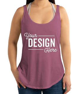 Next Level Women's Festival Side Slit Tank - Color: Shiraz