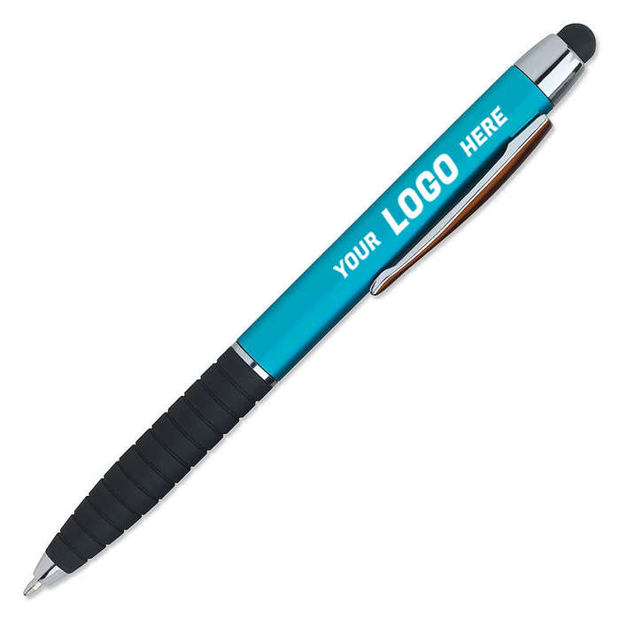 Metallic Cool Grip Stylus Pen (black ink)