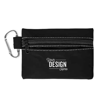 Zippered 20-Piece First Aid Pouch - Black