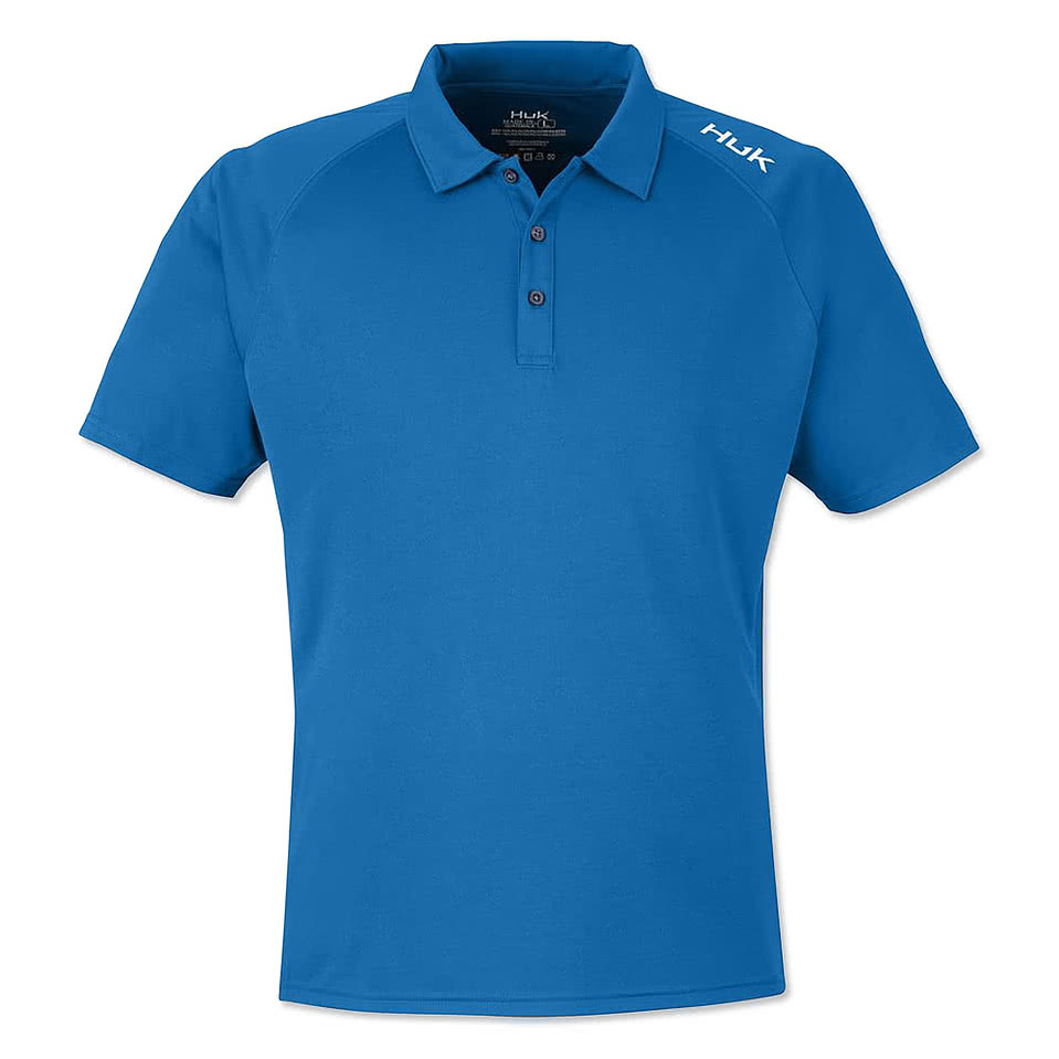 HUK LoPro UPF 50+ Performance Polo - Printed