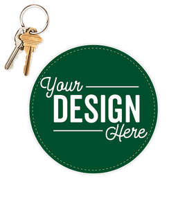 5.5 in. Circle Car Magnet - Color: Forest Green