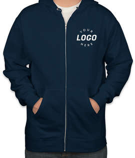 Independent Trading Zip Hoodie - Color: Navy