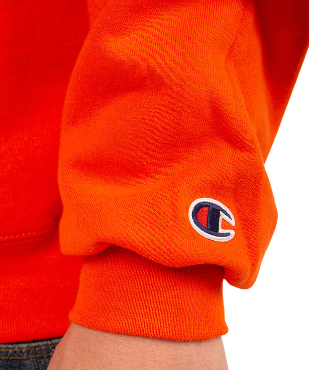 Orange champion online sweatshirt