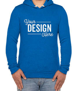 Royal Apparel USA-Made Tri-Blend Pullover Hoodie - Color: Tri Deep Royal