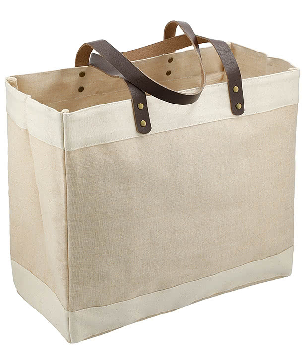 Westover Premium Market Large Jute Tote Bag