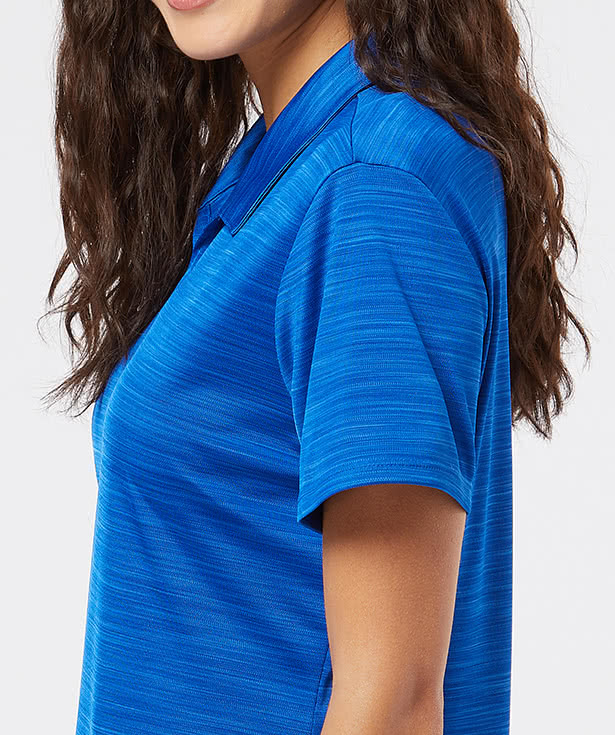 Adidas Women's Melange Recycled UPF 50+ Performance Polo