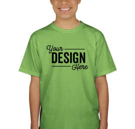 Canada - Gildan Youth Ultra Cotton T-shirt - Color: Lime