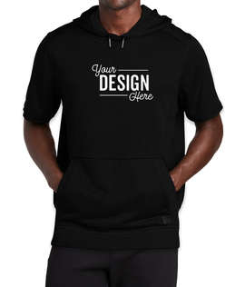 New Era Performance Terry Short Sleeve Hoodie - Color: Black